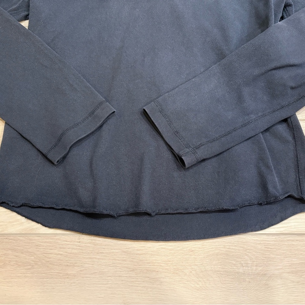 Vintage Abercrombie & Fitch Mens Navy 1/4 Zip Pullover Sweatshirt Y2K - Picture 3 of 8